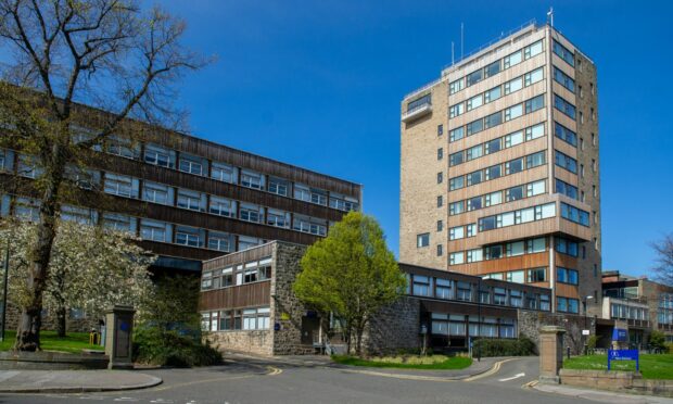 Dundee University Tower Building.