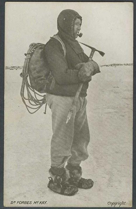 Mackay arrives in Antarctica in 1908.