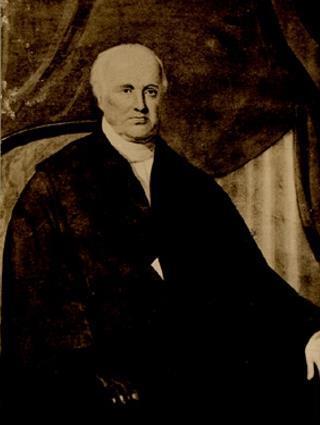 Portrait painting of judge William Dummer Powell.