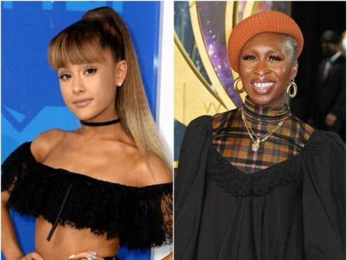 Ariana Grande and Cynthia Erivo will star in a film adaptation of blockbuster musical Wicked (PA)