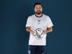 Alex Brooker will be the first disabled player in Soccer Aid (Soccer Aid/Will Moore/PA)