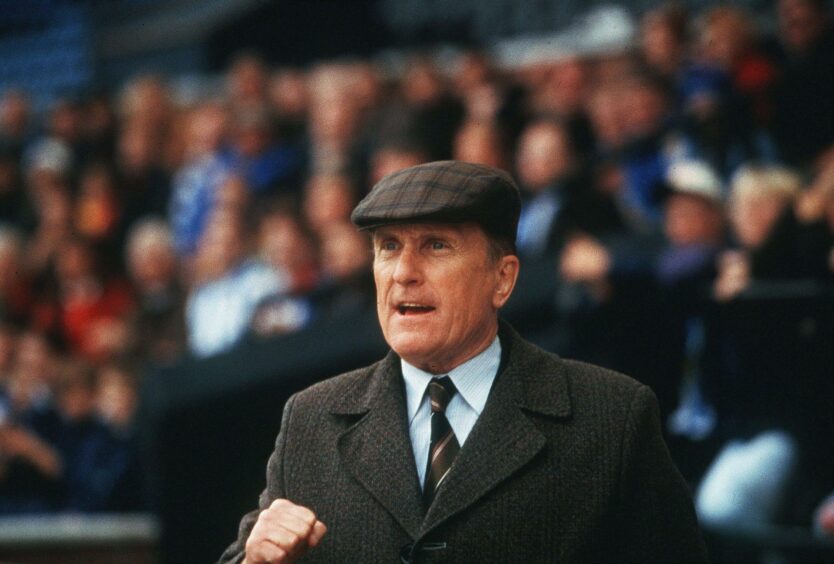 Robert Duvall in a scene from A Shot at Glory.