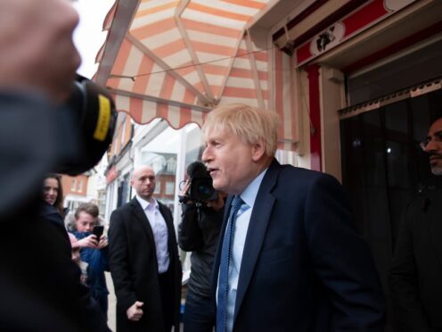 Picture shows: Prime Minister Boris Johnson played by Sir Kenneth Branagh (Sky UK/PA))