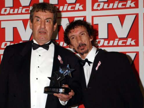 John Challis (left) who played Boycie and Patrick Murray who played Mickey Pearce in Only Fools and Horses (Yui Mok/PA)