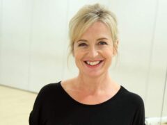 BBC Strictly Come Dancing contestant Carol Kirkwood during a dance rehearsal with her dance partner Pasha Kovalev (not pictured) at JP Academy, High Wycombe.