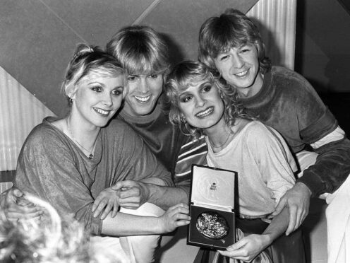 UK Eurovision winners Bucks Fizz in 1981 (PA)