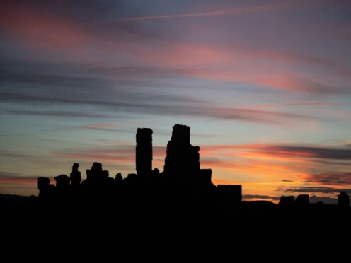 Corfe Castle in Dorset, one of the venues for this year’s Purbeck Film Festival (Andrew Matthews/PA)