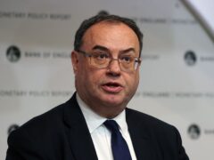 Andrew Bailey has defended the Bank of England’s policy actions but warned that food prices could surge further (Dan Kitwood/PA)