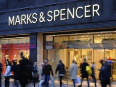 Marks & Spencer said it is leaving its Russian franchise business as it also warned that its sales growth will slow due to the cost-of-living crisis (Charlotte Ball/PA)