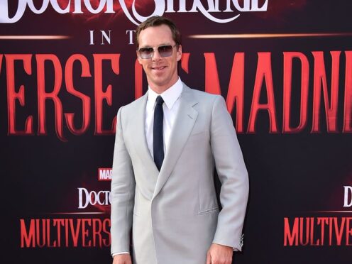 Benedict Cumberbatch differentiates wizards from sorcerers in SNL promo (Jordan Strauss/AP)