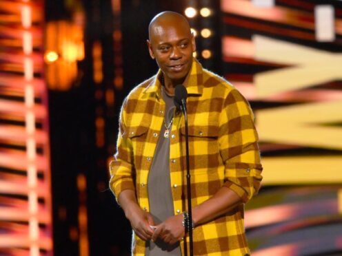 The incident came as Dave Chappelle ended his performance (David Richard/AP)