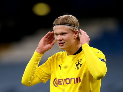Erling Haaland is on his way to Manchester City (Nick Potts/PA)