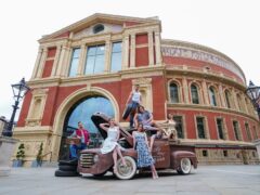 Members of The Car Man company outside the Royal Albert Hall in London (Ian West/PA)