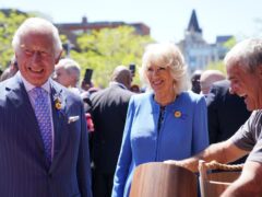 The Prince of Wales and Duchess of Cornwall visit local market producers and merchants at ByWard Market in Ottawa, during their three-day trip to Canada to mark the Queen’s Platinum Jubilee. Picture date: Wednesday May 18, 2022.