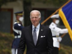 US President Joe Biden is devoting the Saturday leg of his Asia trip to cementing ties with South Korea as the two sides consult on how best to check the nuclear threat from North Korea (Chung Sung-Jun/Pool Photo via AP)