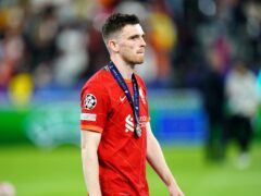 Andy Robertson’s family were caught up in the chaos (Adam Davy/PA)