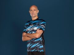 Mark Strong has said the idea of training with former Arsenal manager Arsene Wenger for Soccer Aid is something that is ‘off the charts’ (Daniel Hambury/Unicef/Soccer Aid Productions/Stella Pictures/PA)