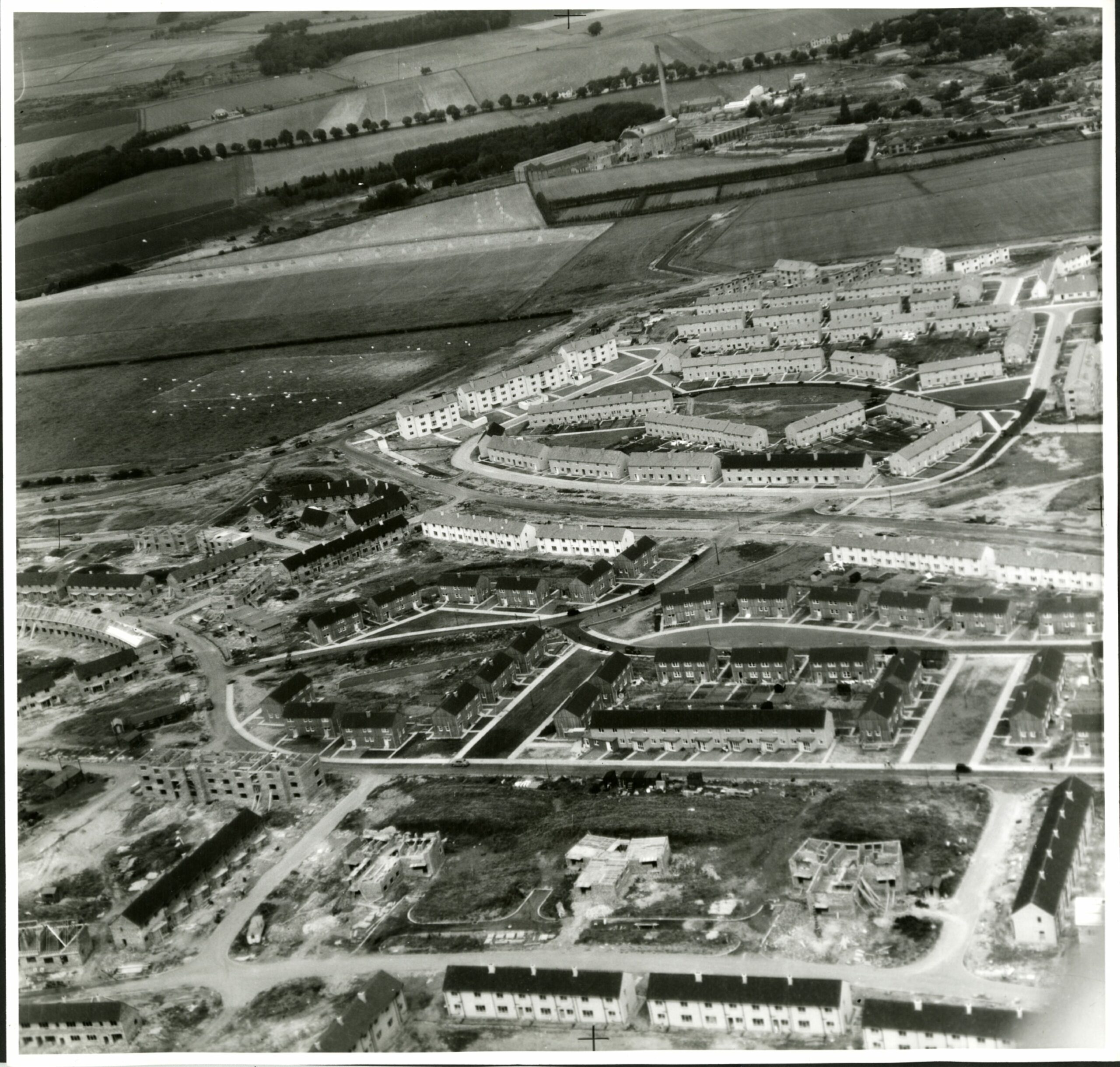 Auchmuty was one of the first boroughs in Glenrothes to be built. This picture is from 1954.
