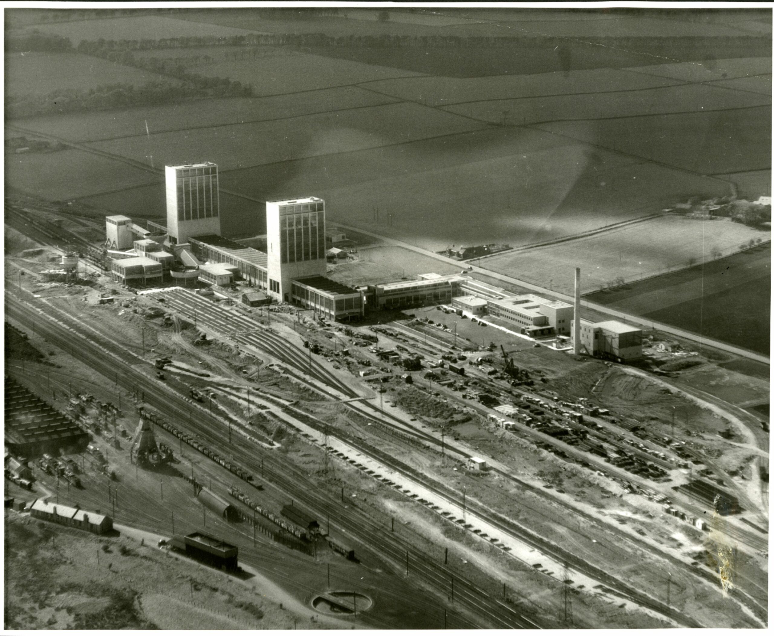 Rothes Colliery from above in May 1957.