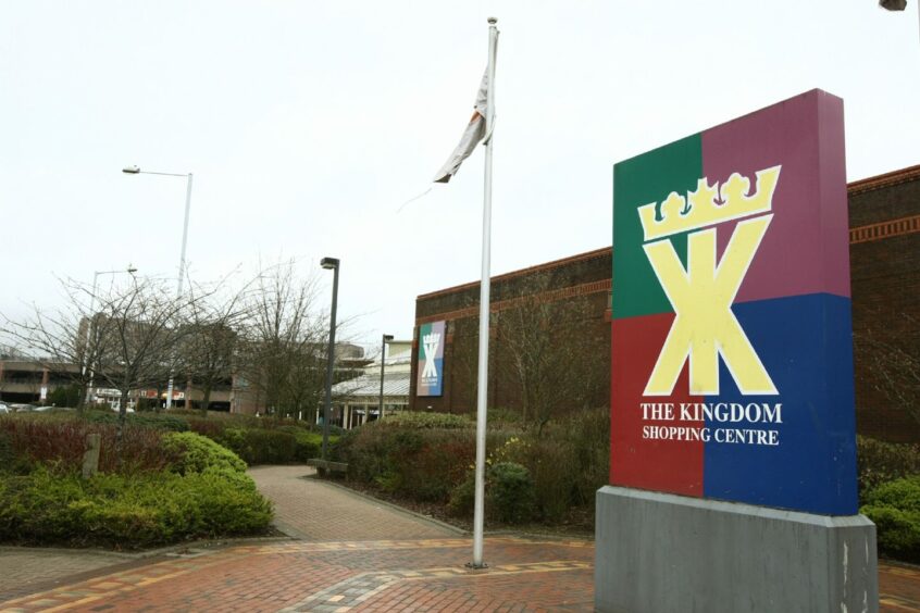 The Kingdom Shopping Centre flag still flies high.
