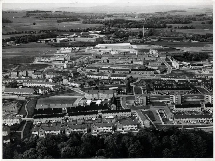 aerial view of Glenrothes
