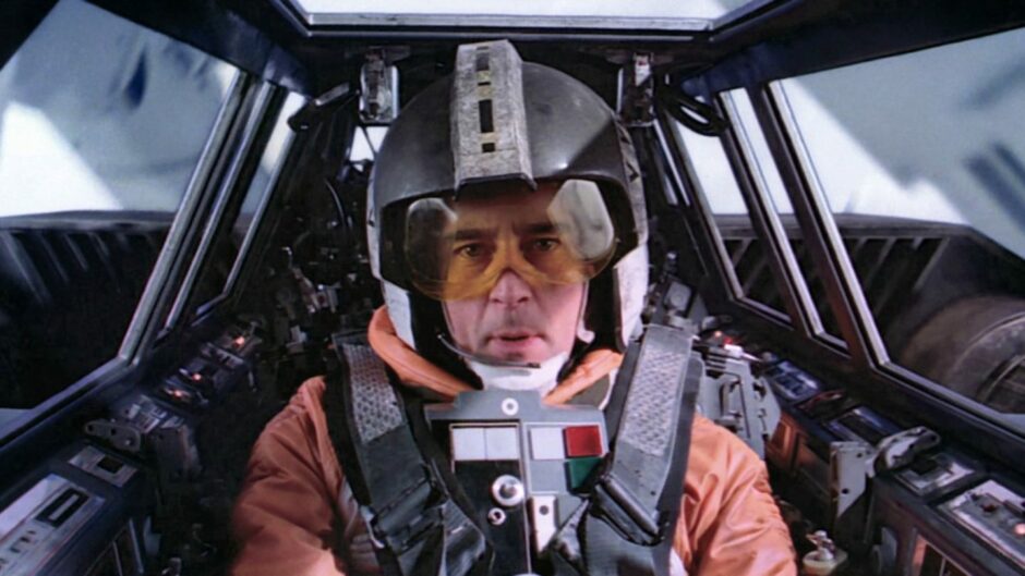 From Dundee Dramatic Society to the big screen - Denis Lawson as Wedge Antilles.