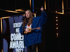 Winner Anna Thomas at the BBC New Comedy Awards 2021 (BBC/PA)