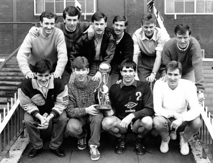 The Dundee side which won the Tennent's Sixes in 1988. Image: DC Thomson.