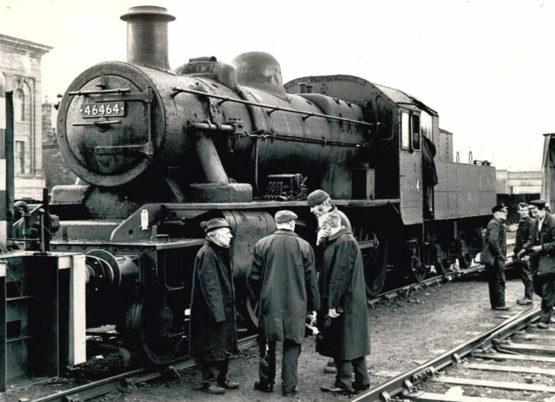 The Carmyllie Pilot in 1975 after being given a new lease of life when it was taken to the Strathspey Railway.