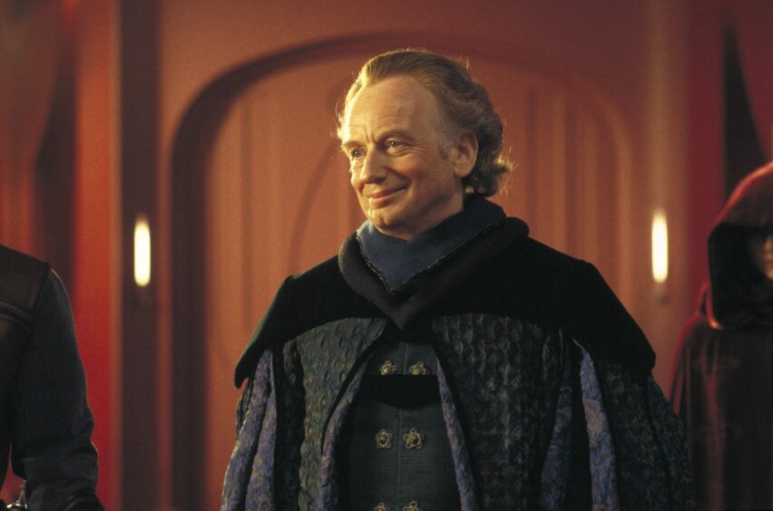 Ian McDiarmid as Emperor Palpatine in Star Wars: Episode I - The Phantom Menace. 1999.