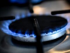 Gas ring on a home cooker in London (Lauren Hurley/PA)
