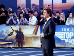 Top Gun: Maverick, starring Tom Cruise, has become the biggest film of the year so far in the UK after just three weeks on release, new figures show (Ian West/PA)