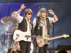 Johnny Depp announced as surprise performer with Jeff Beck at festival (Raph Pour-Hashemi/PA)