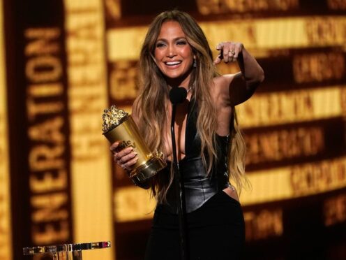 Jennifer Lopez and Jack Black honoured at the 2022 MTV Movie and TV Awards (Chris Pizzello/AP)