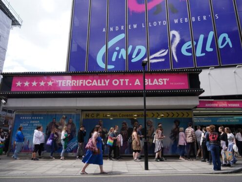 Carrie Hope Fletcher has bid farewell to Cinderella (PA)