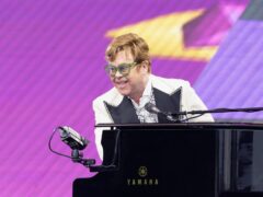 Elton John performs during the British Summer Time festival at Hyde Park in London (Suzan Moore/PA)