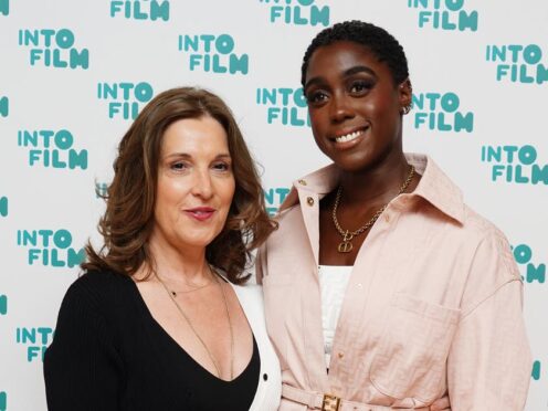 Barbara Broccoli and Lashana Lynch arrive at the Into Film Awards at the Odeon Luxe in Leicester Square, London (Ian West/PA)