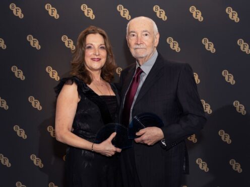 Barbara Broccoli and Michael G Wilson have been awarded BFI Fellowships in a ceremony at Claridge’s in London (Suzan Moore/PA)