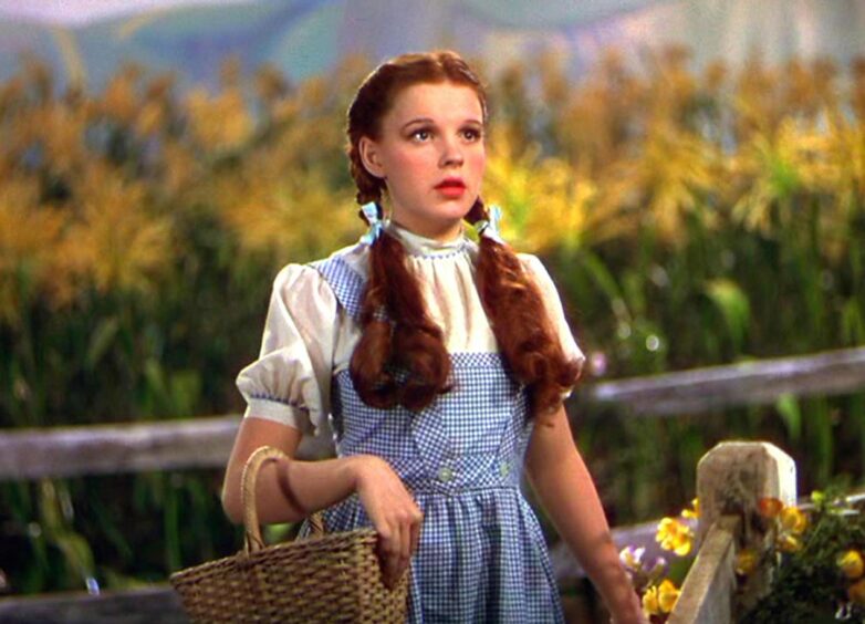 Judy Garland as Dorothy in the 1939 role