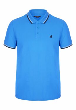 Blue tipped polo shirt, £10, Peacocks.