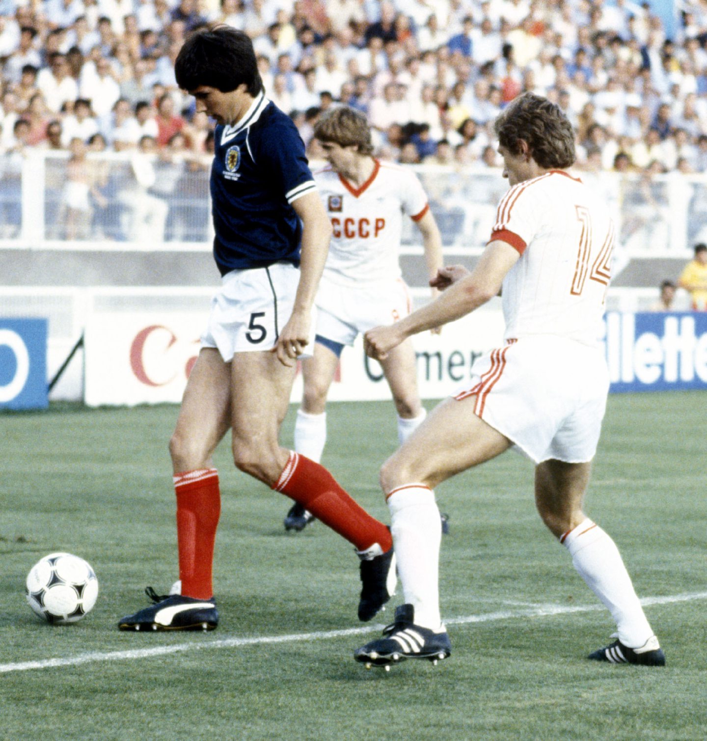 A mistake by Alan Hansen would prove costly for Scotland back in 1982.