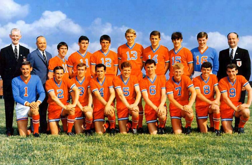 Dundee United playing as the Dallas Tornado in the summer of 1967.