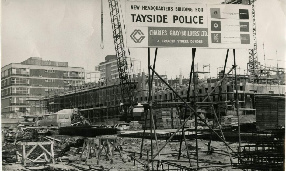 Tayside Police starts to take shape in 1975.