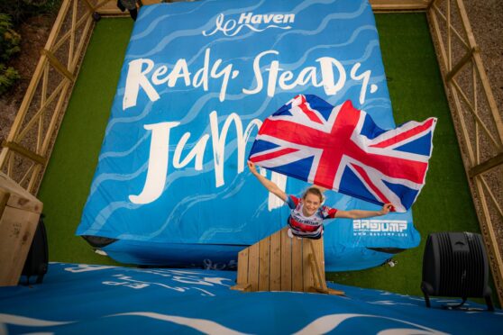 Team GB double Olympic medallist, Bryony Page officially launches The Jump at Haven's Devon Cliffs Holiday Park