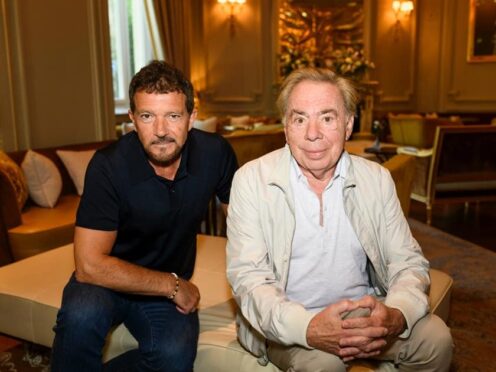 Antonio Banders and Andrew Lloyd Webber have announced a joint business venture (ALW/Really Useful Group)