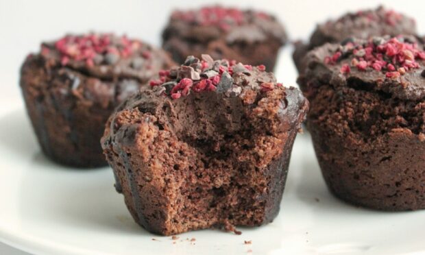 double chocolate muffins.