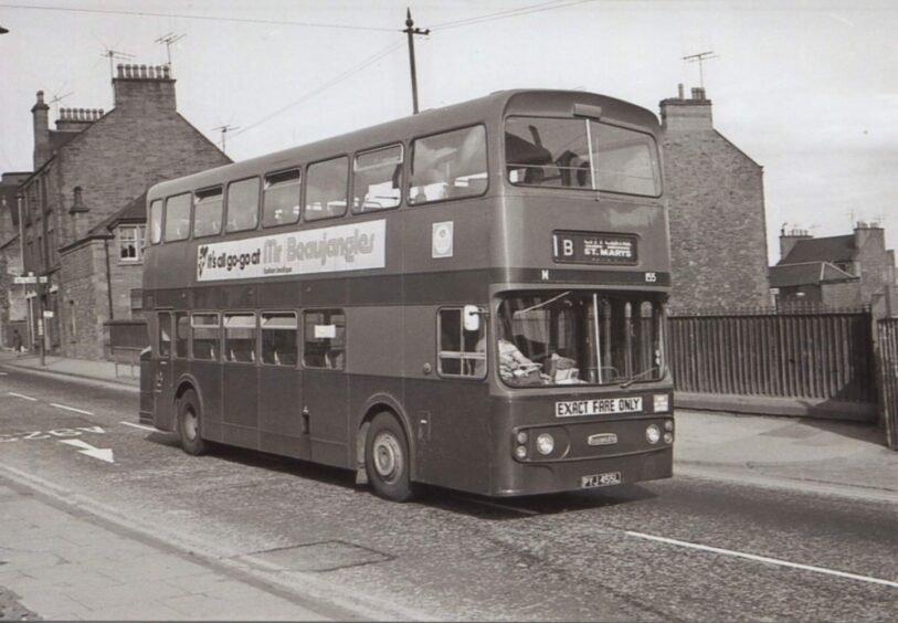 The Jumbo came calling for Dundee bus passengers in 1972.