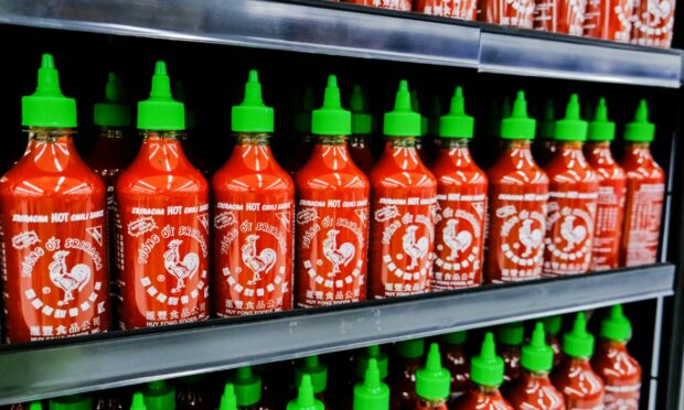 Sriracha hot sauce 