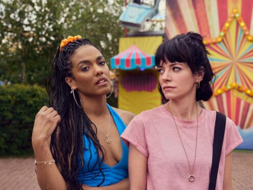 Lily Allen and Freema Agyeman star as sisters in Dreamland (Natalie Seery/Sky UK/PA)