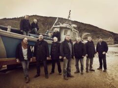 Fisherman’s Friends are the first British band to inspire two feature films since The Beatles (Universal Music Group/PA)